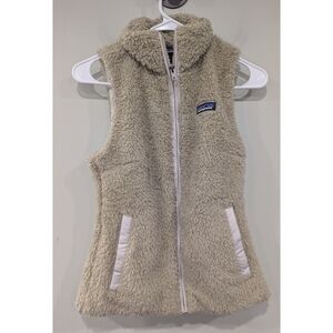 Patagonia Los Gatos Tan Shaggy Vest Size XS